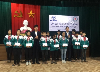 School Year 2021's Scholarship Hand Over Ceremony in Vietnam at Thai Binh